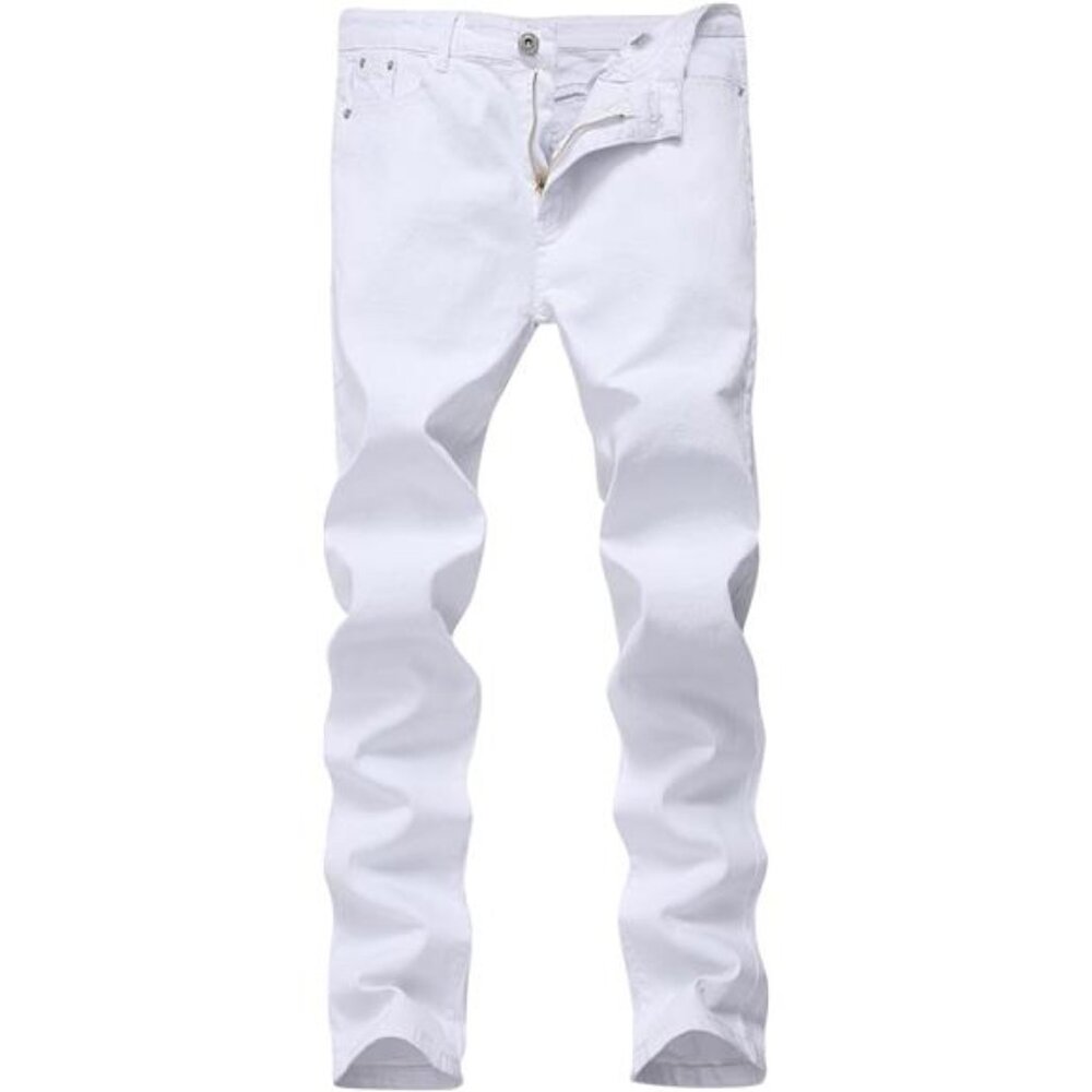 Men's Skinny Slim Fit Stretch Straight Leg Fashion Jeans Pants
